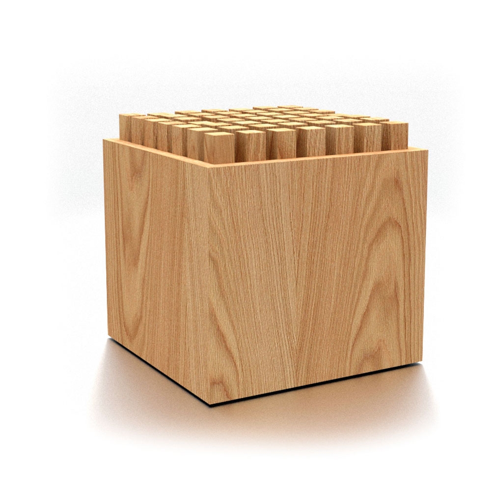 Eiche| NOHrD HedgeHock Sitzwürfel aus Holz