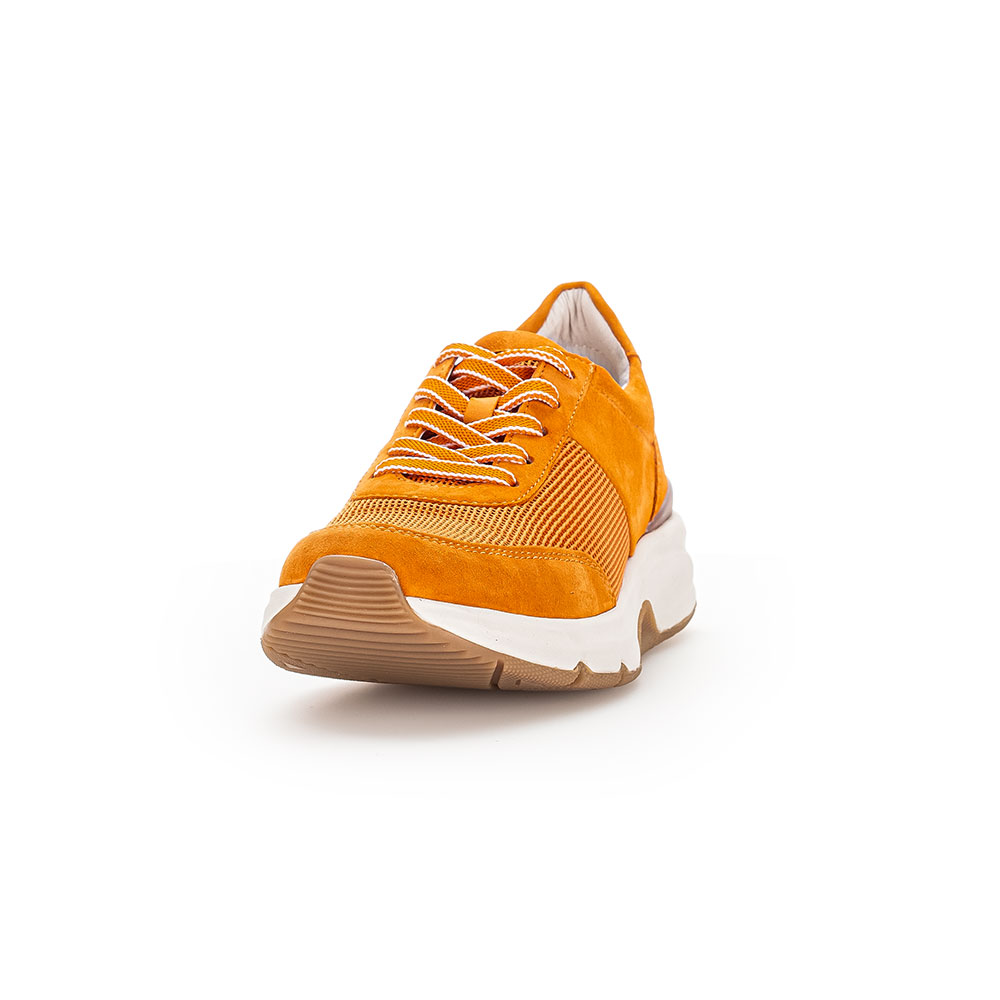 Gabor Sneaker Rollingsoft Mandarine Frontansicht