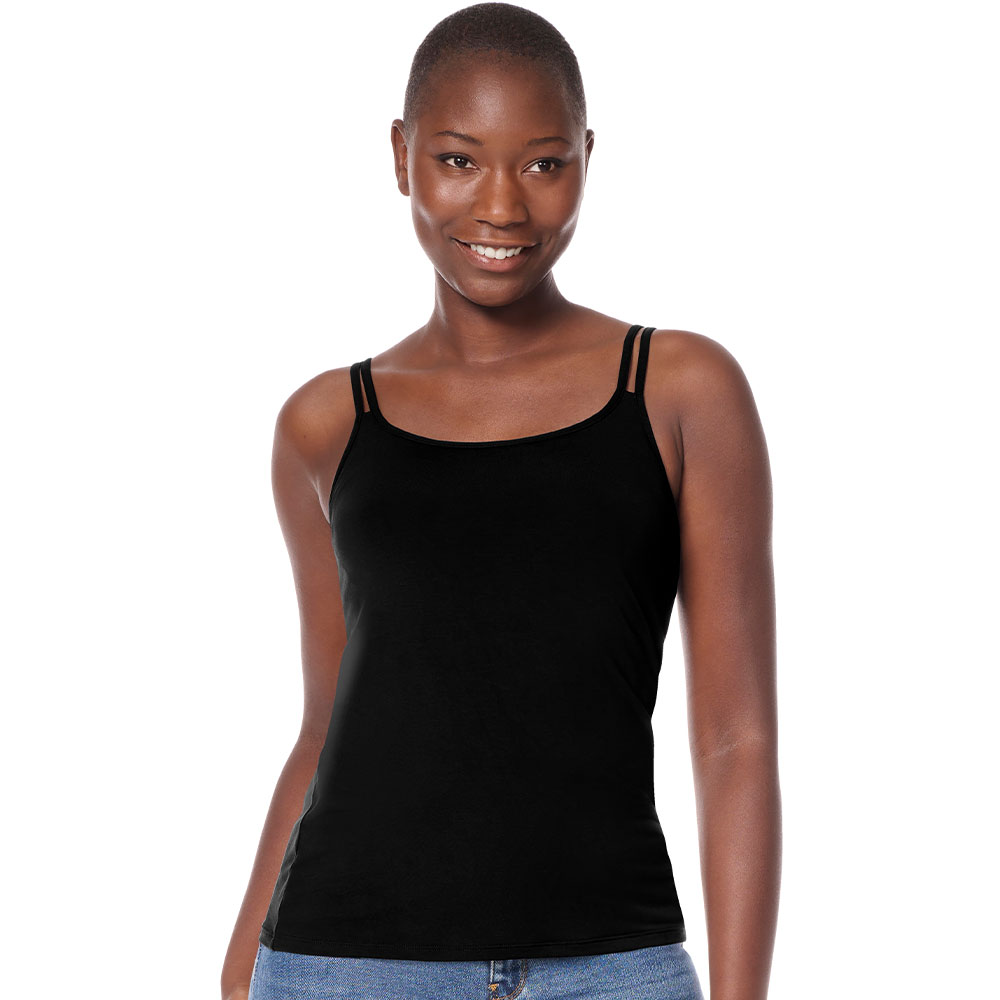 Amoena Valletta Top in Schwarz  - Model