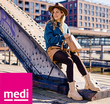 Medi neue Trendfarben 2022 Bestellen Sie Ihre mediven elegance Kompressionsstrümpfe auch in kastanienbraun