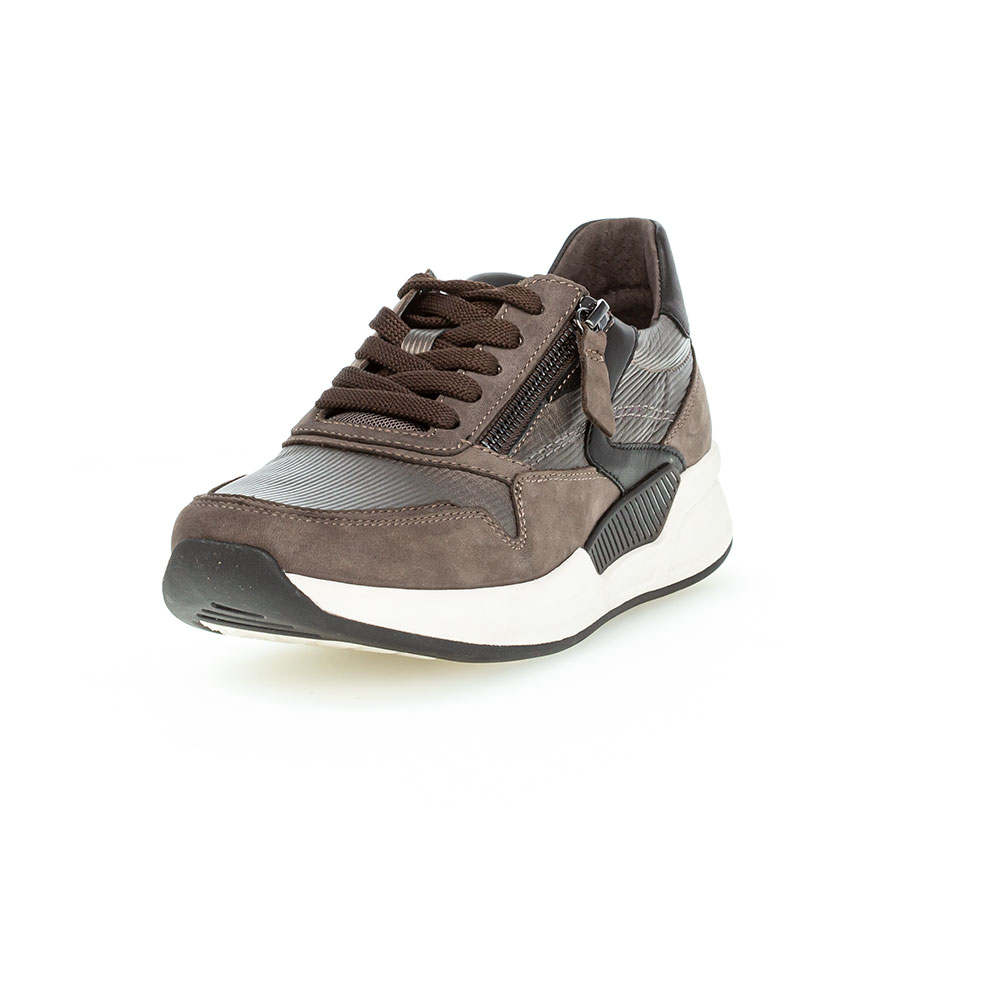 Gabor rollingsoft Sneaker in Braun - vorne