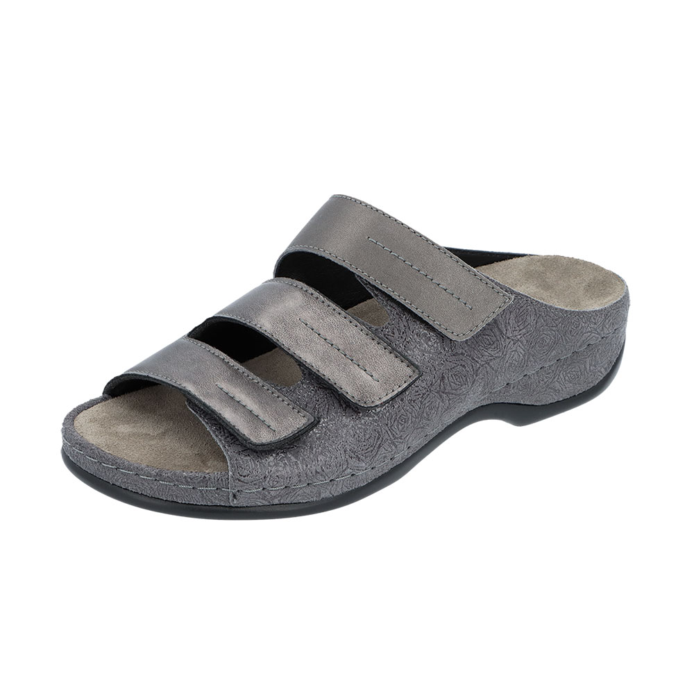 Berkemann Pantolette Andrea in Metallgrau