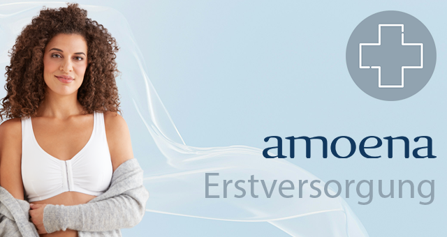 Die Produkte aus der Amoena Erstversorgungsserie zeichnen sich durch Funktionalität und Tragekomfort aus.