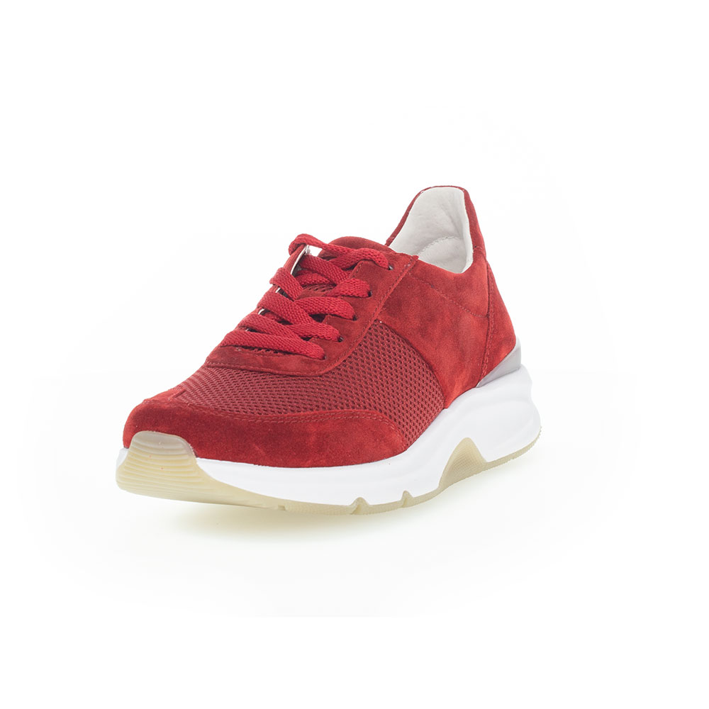 Gabor Rollingsoft Sneaker in Rot - Seitenansicht