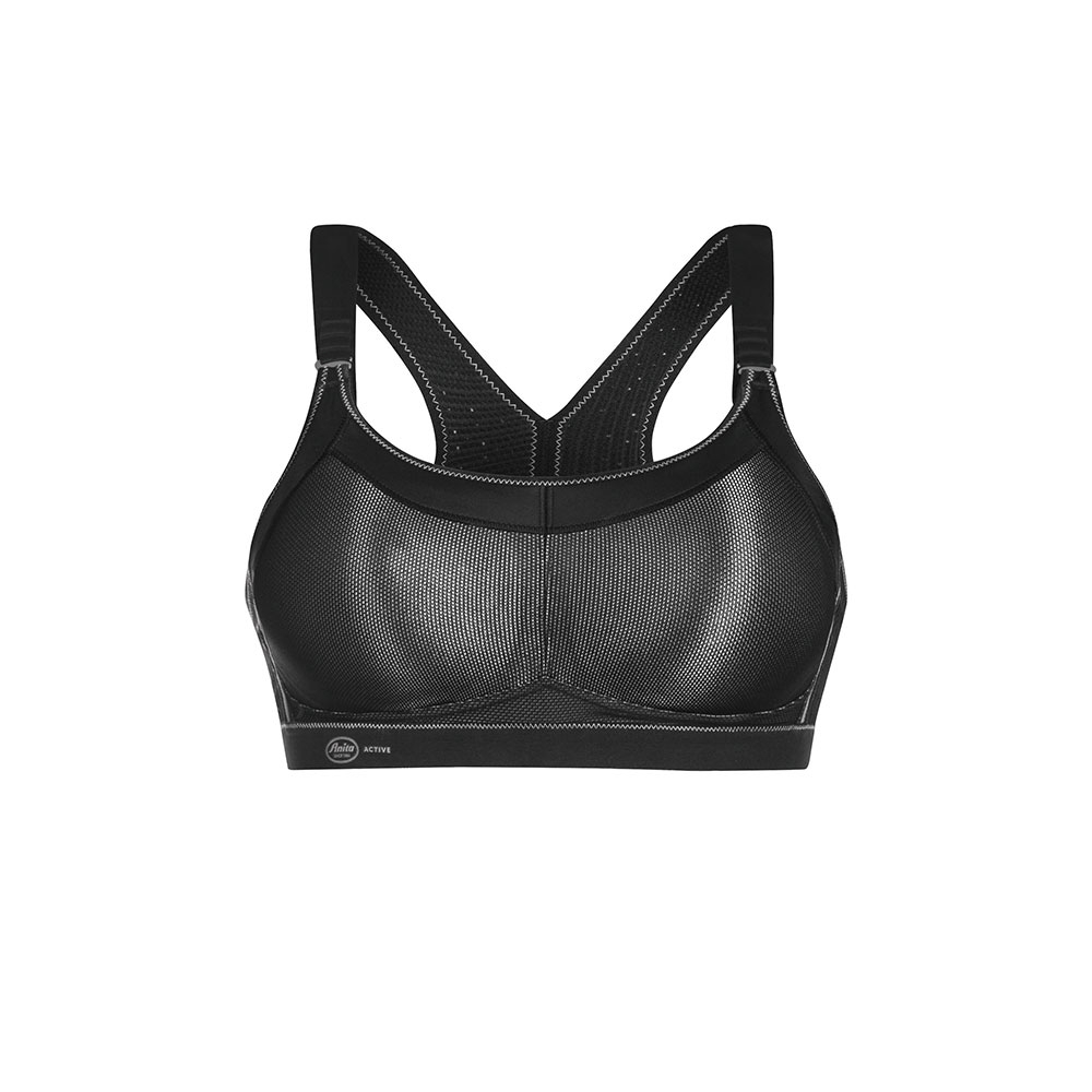 Anita Sport-BH MOMENTUM PRO Schwarz, cutout vorne