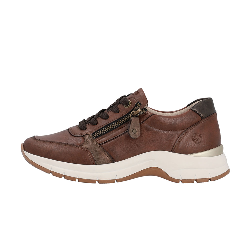 Remonte Damen Sneaker Eagle Australia schokobraun Außenseite 