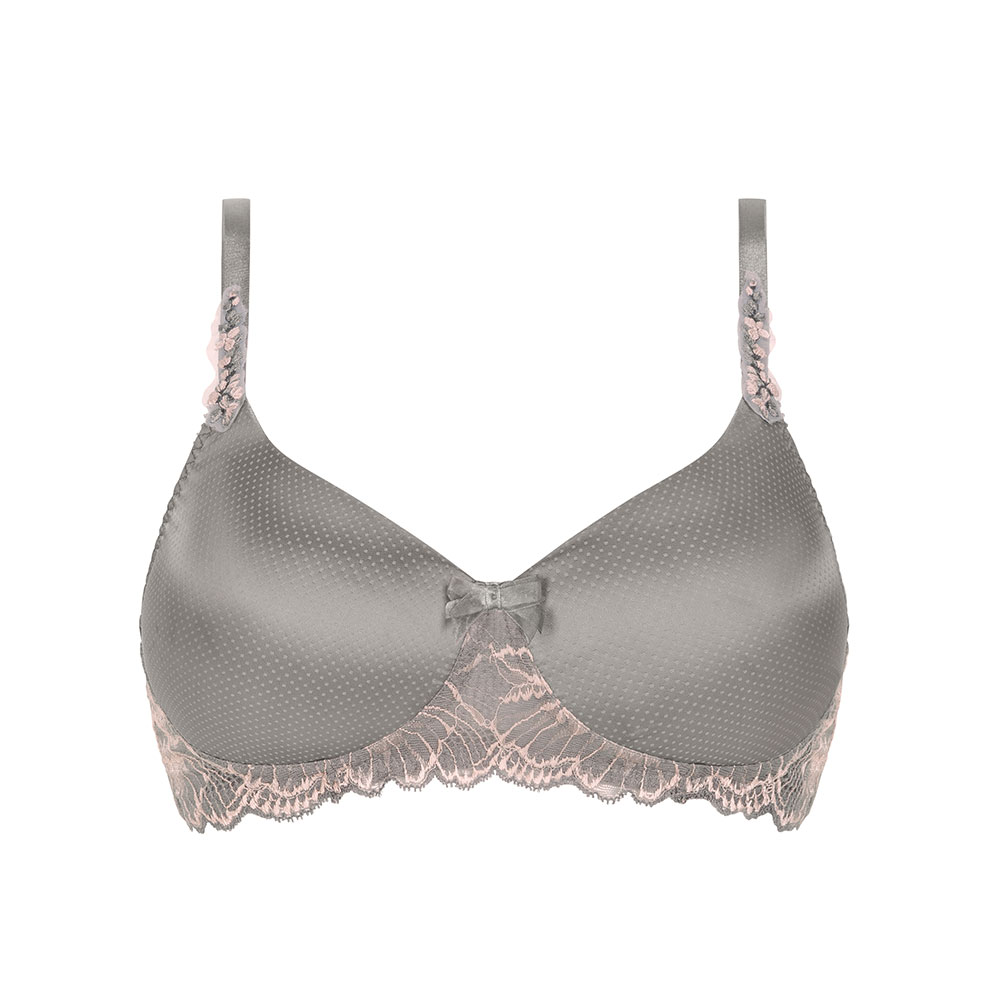 Amoena Floral Chic SBP Prothesen-BH grau Ansicht vorne