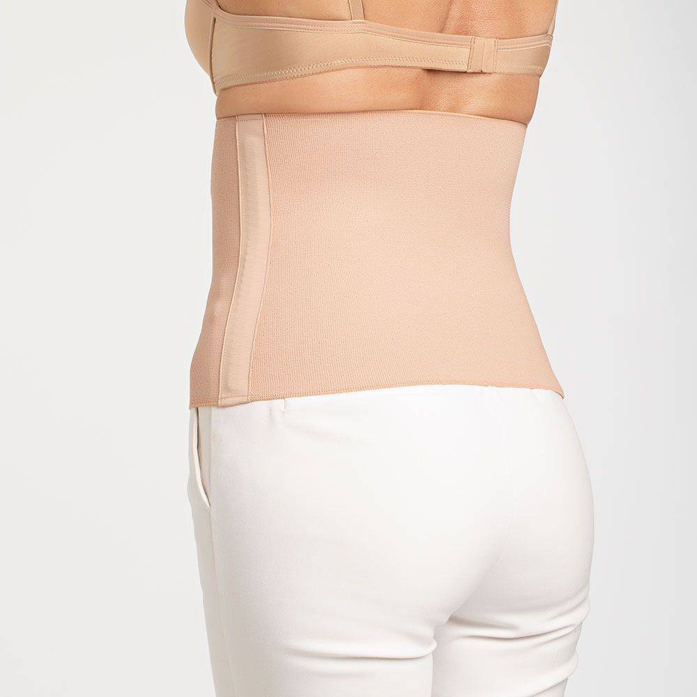 Amoena Kompressionsbauchgurt Belly in Sand - Model Seite