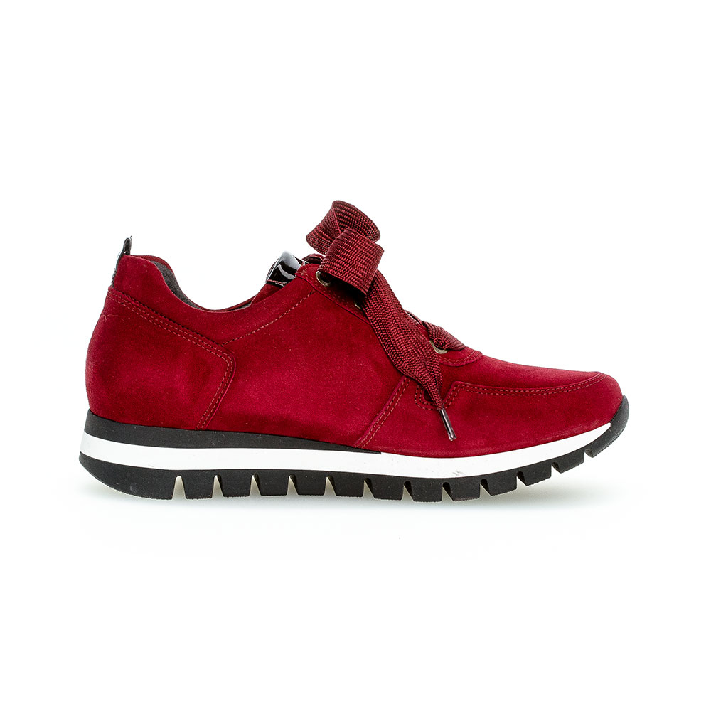 Roter Garbor Sneaker perfekt für den Herbst