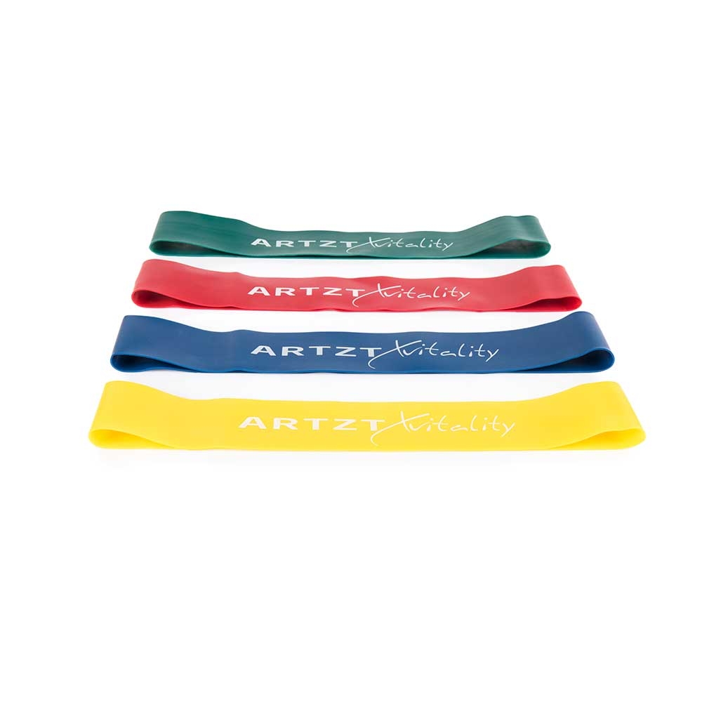 ARTZT vitality Rubber Band - Fitnessbänder in verschiedenen Bandstärken