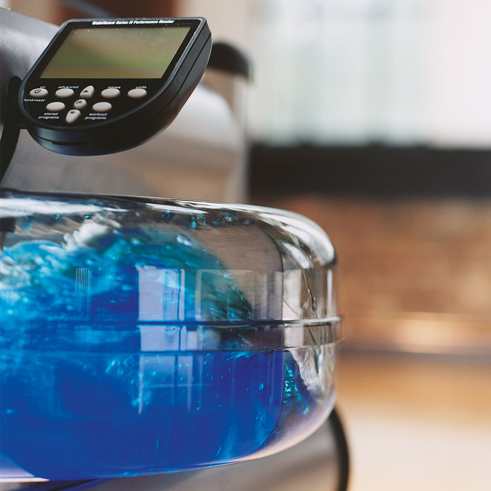 Waterrower Blaue Farbe Pflege-Set Beispiel Wasser blau
