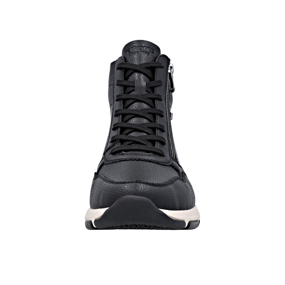 Remonte Schnürstiefel in Schwarz - Front