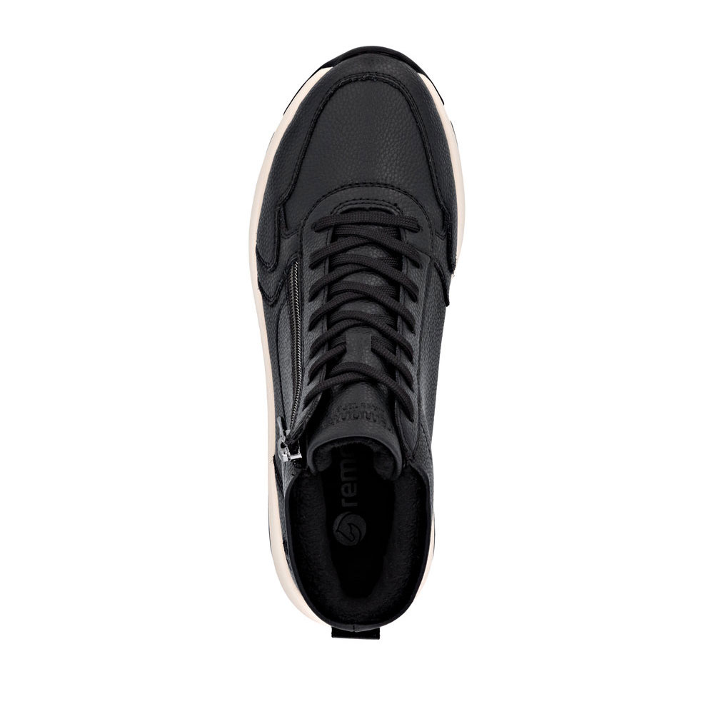 Remonte Schnürstiefel in Schwarz - Oben