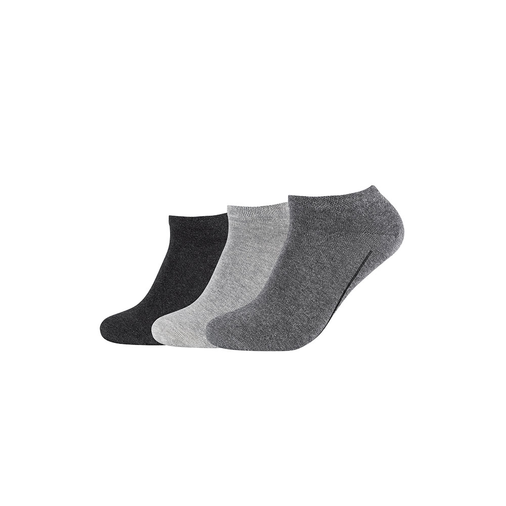 Camano Sneakersocken hellgrau, grau, dunkelgrau 3er Pack