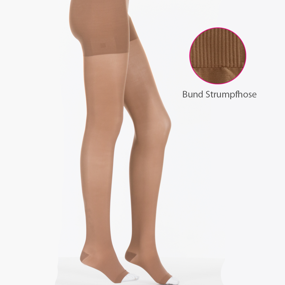 medi Kompressionsstrumpfhose duomed® basic, mit offener Fußspitze