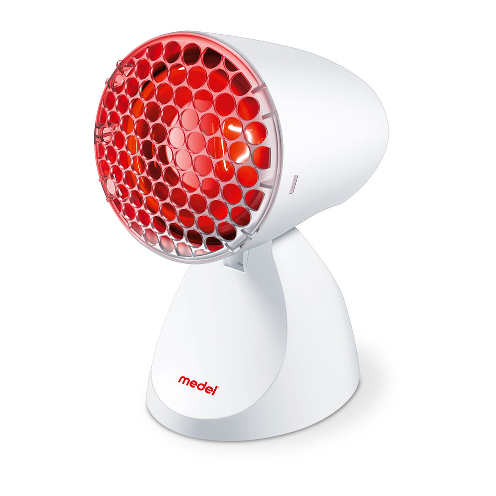 Medel Infrarotlampe Infra Red in weiss mit Schutzgitter