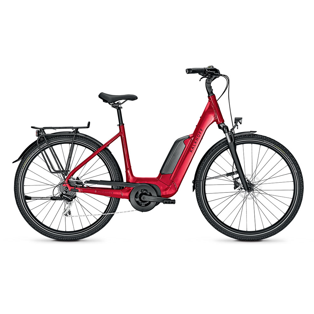 Kalkhoff E-Bike Endeavour 1.B Move in Rot - Comfort