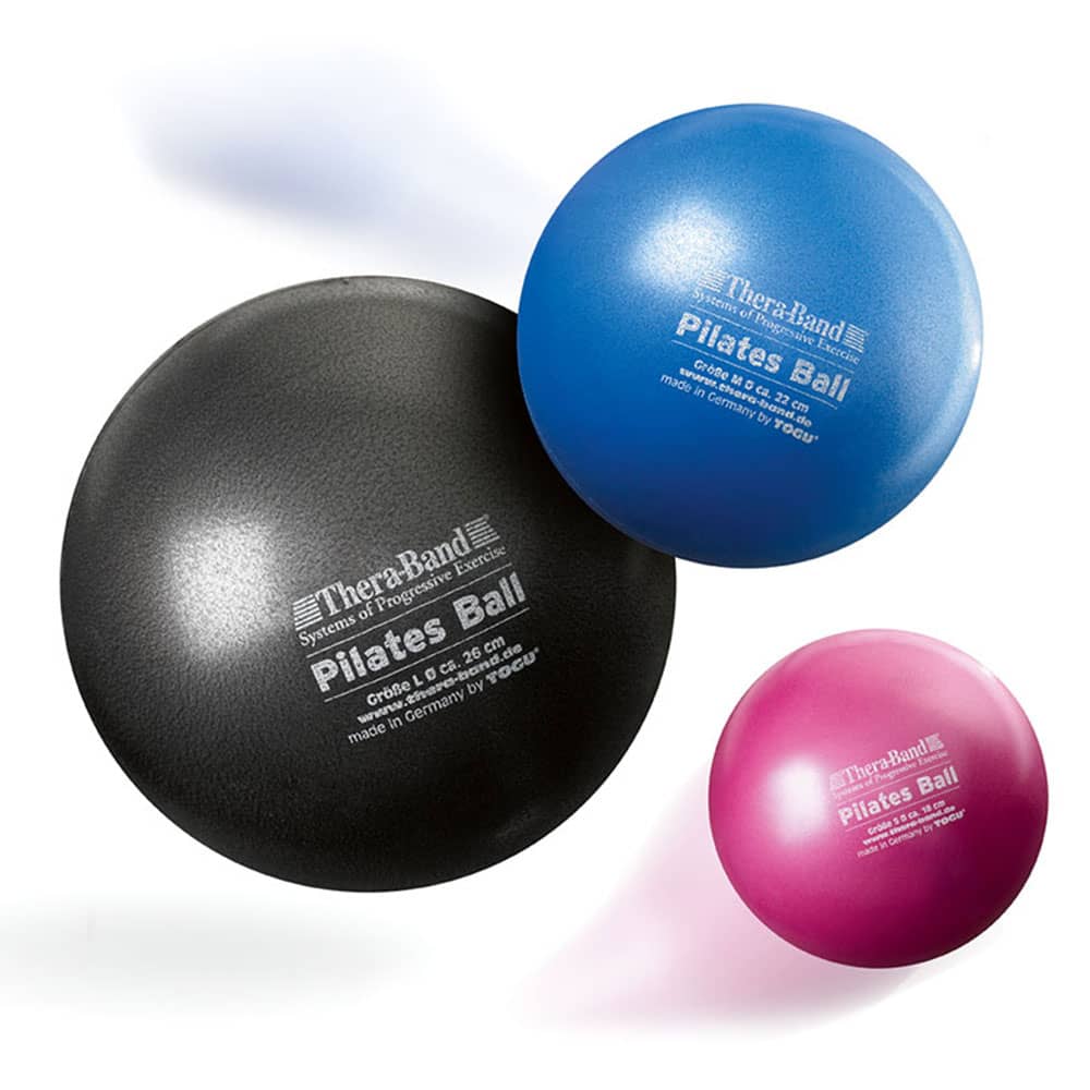Russka TheraBand Pilates Baelle schwarz, blau, pink