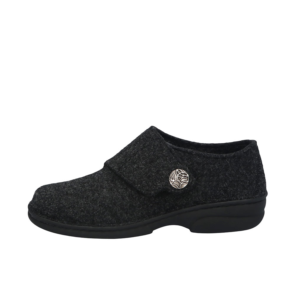 Berkemann Halbschuh Jarla  Dunkelgrau von der Seite