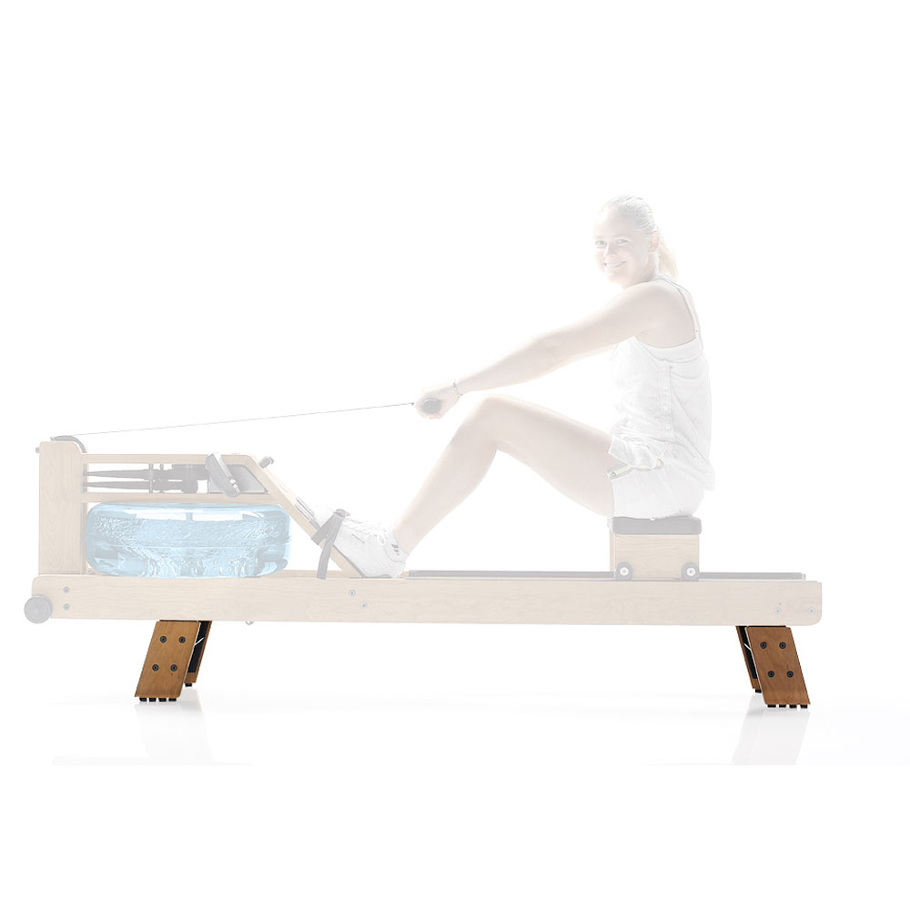 WaterRower HiRise Adapter, Standfüße aus Holz zur Erhöhung der Sitzposition um 20 cm, verfügbar in Eiche, Esche, Kirsche und Nussbaum