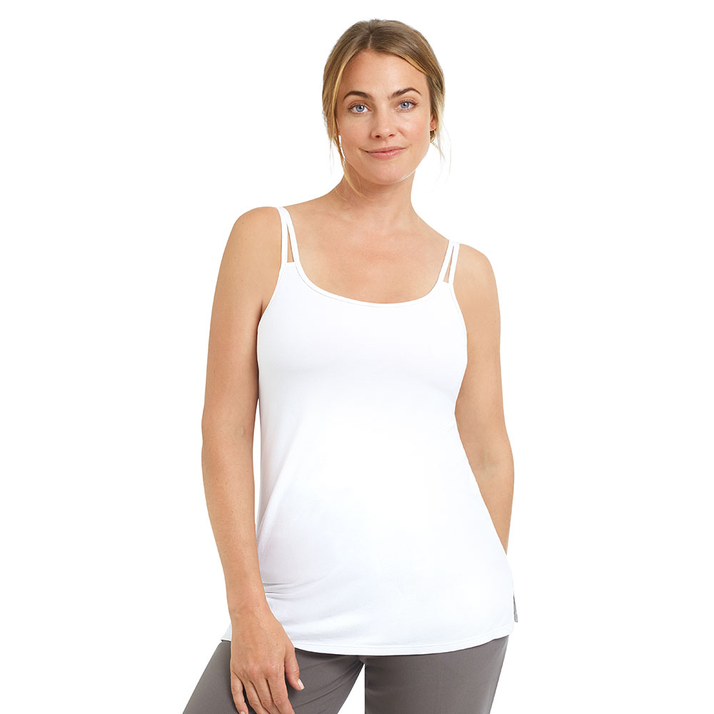 Amoena Valletta Top Tall in Weiß - Model Amoena Valletta Top Tall in Weiß - Model
