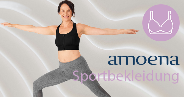 Amoena Active Wear: Funktionelle Sportbekleidung für Prothesenträgerinnen, in der Sie sich rundum wohlfühlen können.