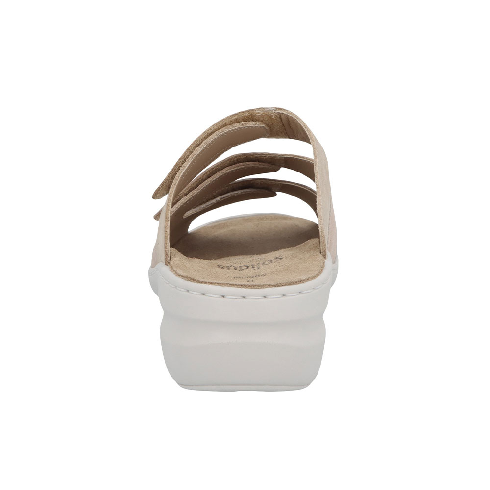 Solidus Pantolette Spezial in Champagner - Ferse