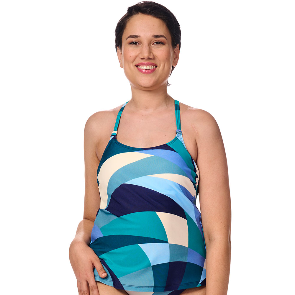 Amoena Tankinitop Lisbon in Jade/Multi - Model Variante 2