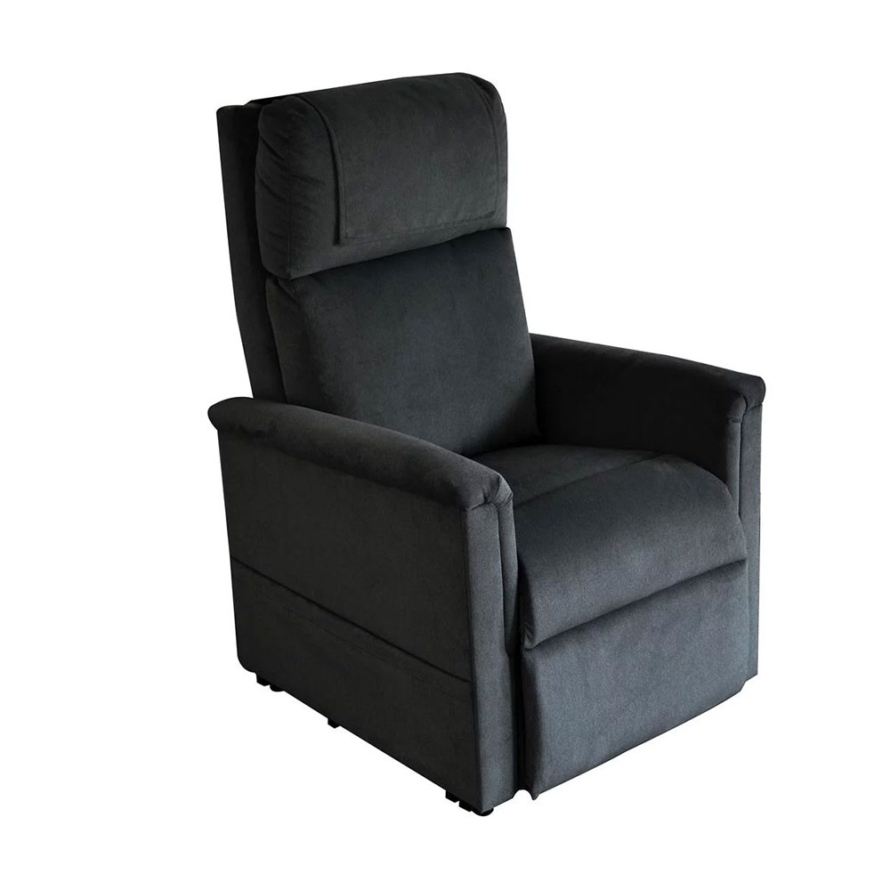 Schwarz-Soft-Touch| GOLDEN Moderner Komfort Sessel 2 Motoren