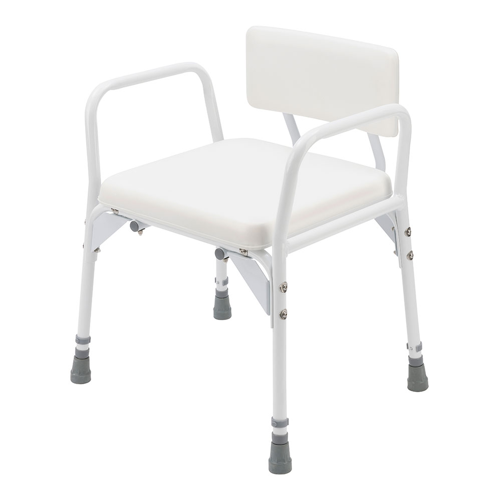 Bischoff & Bischoff Duschhocker DH-44 L XL mit Arm- und Rückenlehne