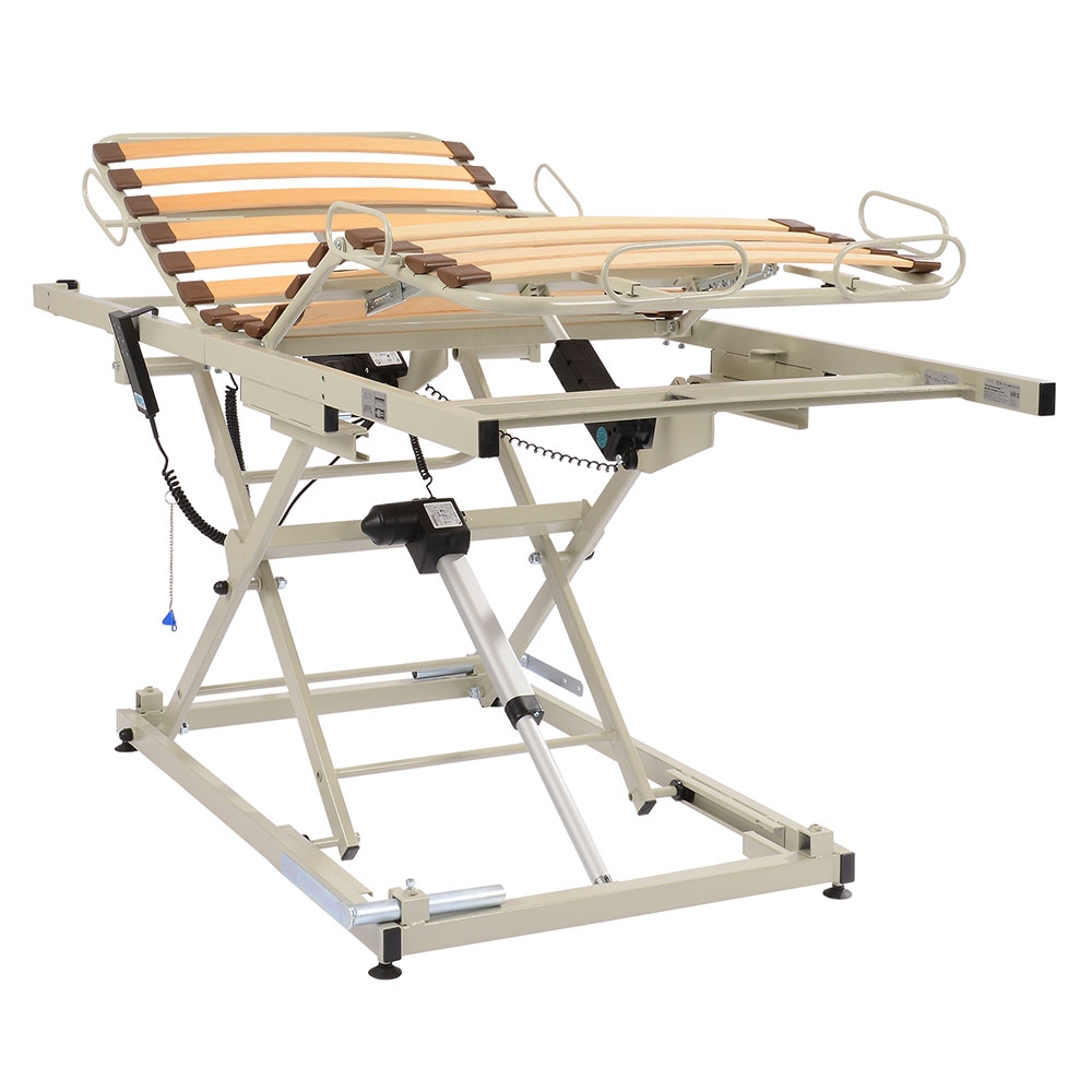 AKS Einlegerahmen B4 compact macht aus dem vorhandenen Bett ein Pflegebett