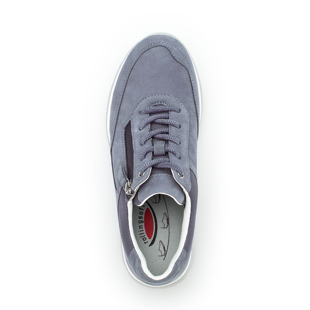 Gabor Rollingsoft Sneaker in der Farbe Heaven - Oben