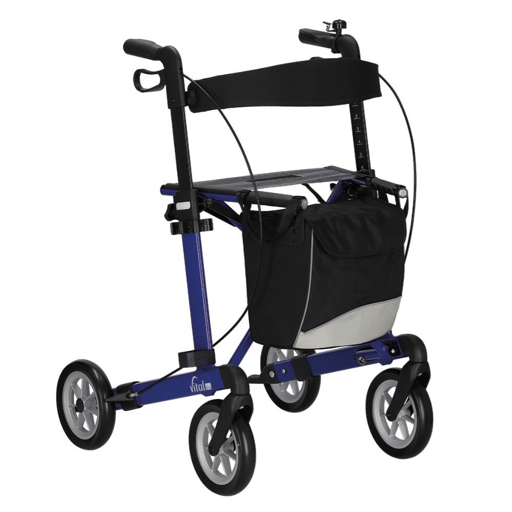Russka Rollator Vital Plus in Ultramarinblau - Limited Edition