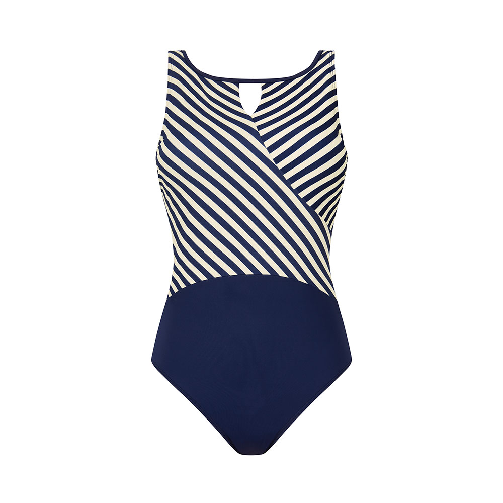 Amoena Prothesen-Badeanzug Casoria OPHN in Navy/Off-White