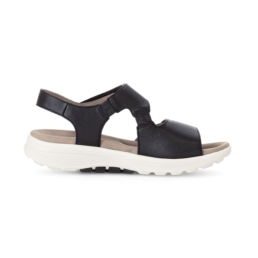 Gabor Rollingsoft Sandale in Schwarz - Innenseite