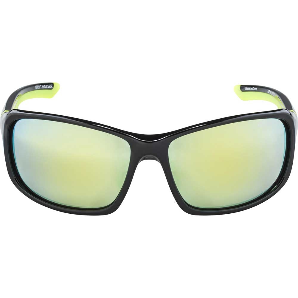 black-neon-yellow| Alpina Sportbrille Lyron in der Farbe Black Neon-Yellow