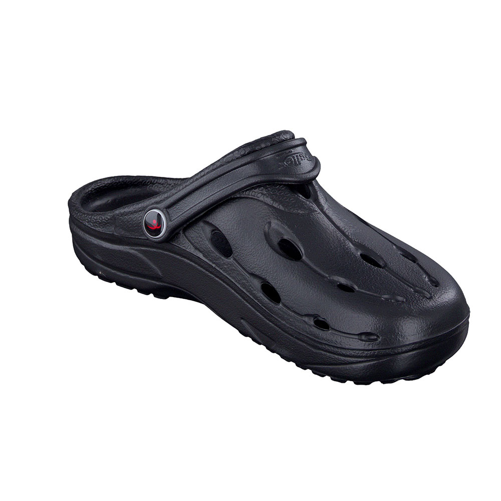 Chung Shi Dux Clogs, Farbe Schwarz, seitlich vorne