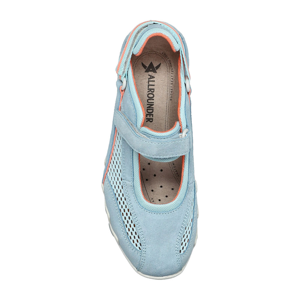 Allroudner Damenschuh Niro in Himmelblau - Ansicht oben