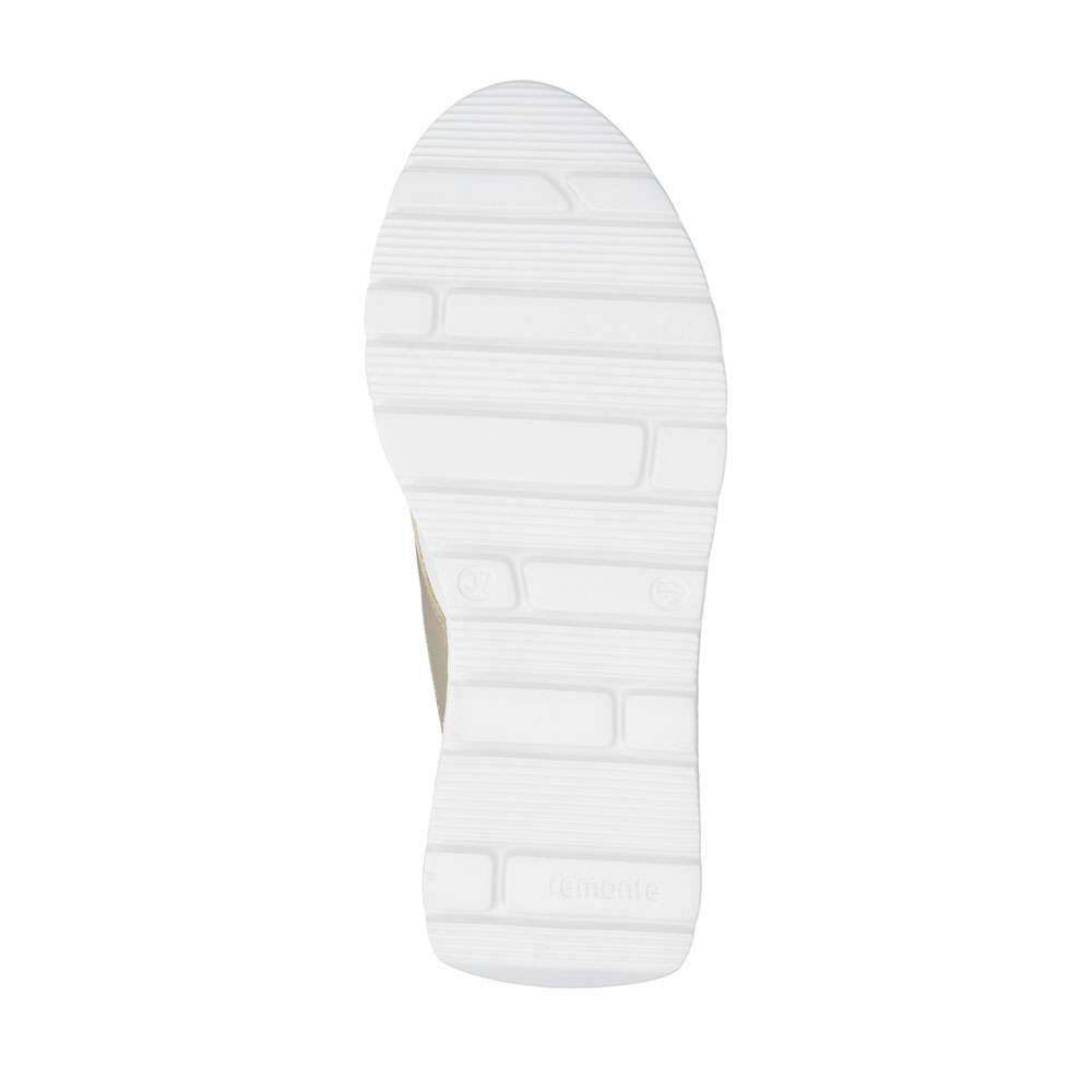 Remonte Sneaker Weiß-Gold D2V02-80 - Sohle