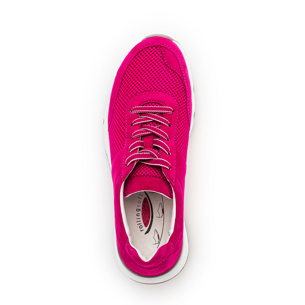 Gabor Rollingsoft Sneaker in Pink - Oben