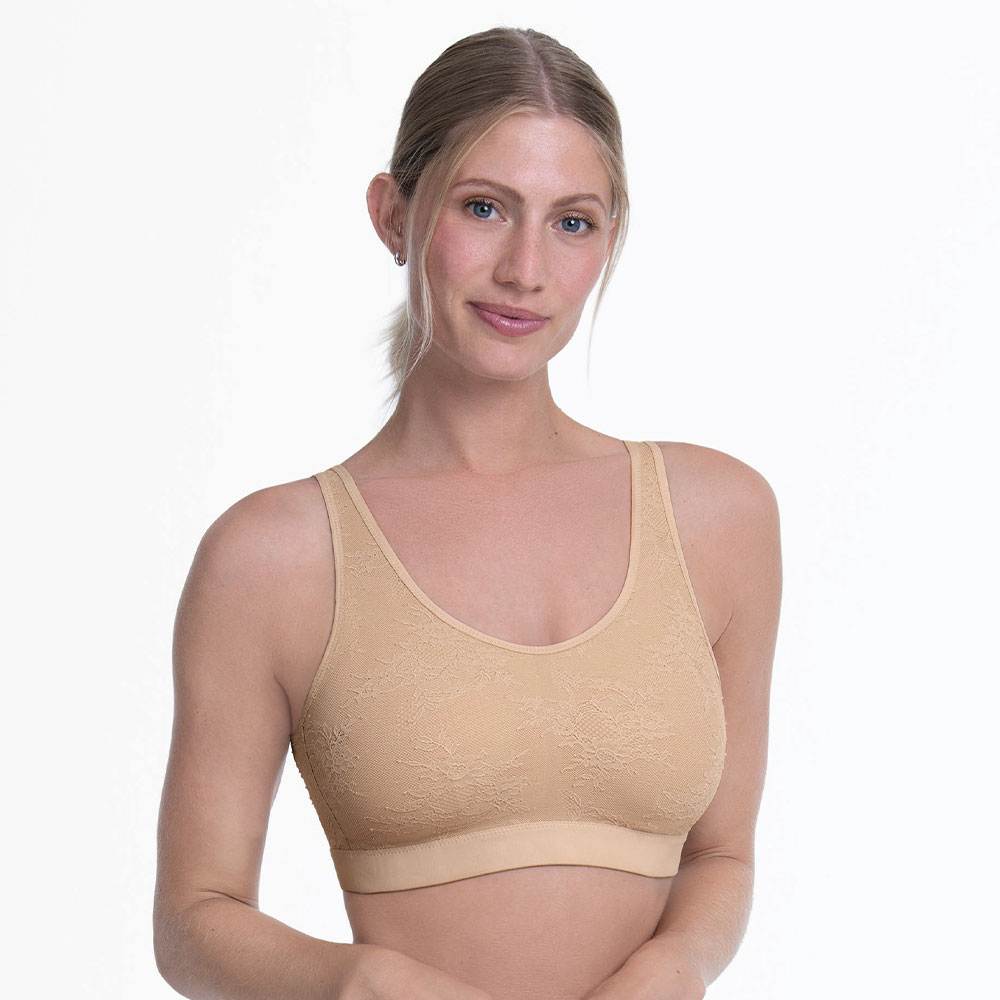 Anita care Prothesen-BH Essential Lace in Desert: Guter Halt und hoher Tragekomfort