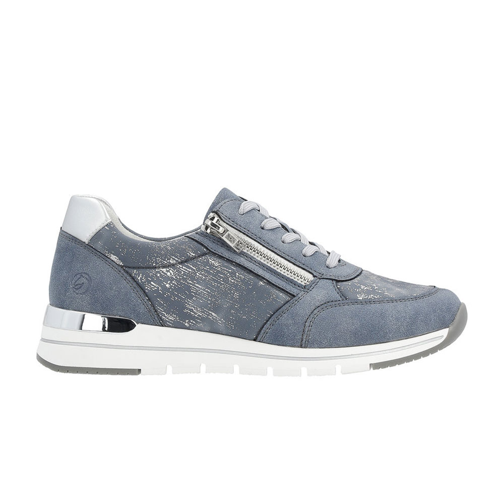 Remonte Damen Sneaker Pazifikblau Aussenseite