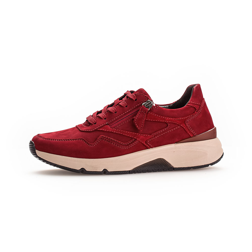 Gabor Rollingsoft Sneaker low rot seitlich