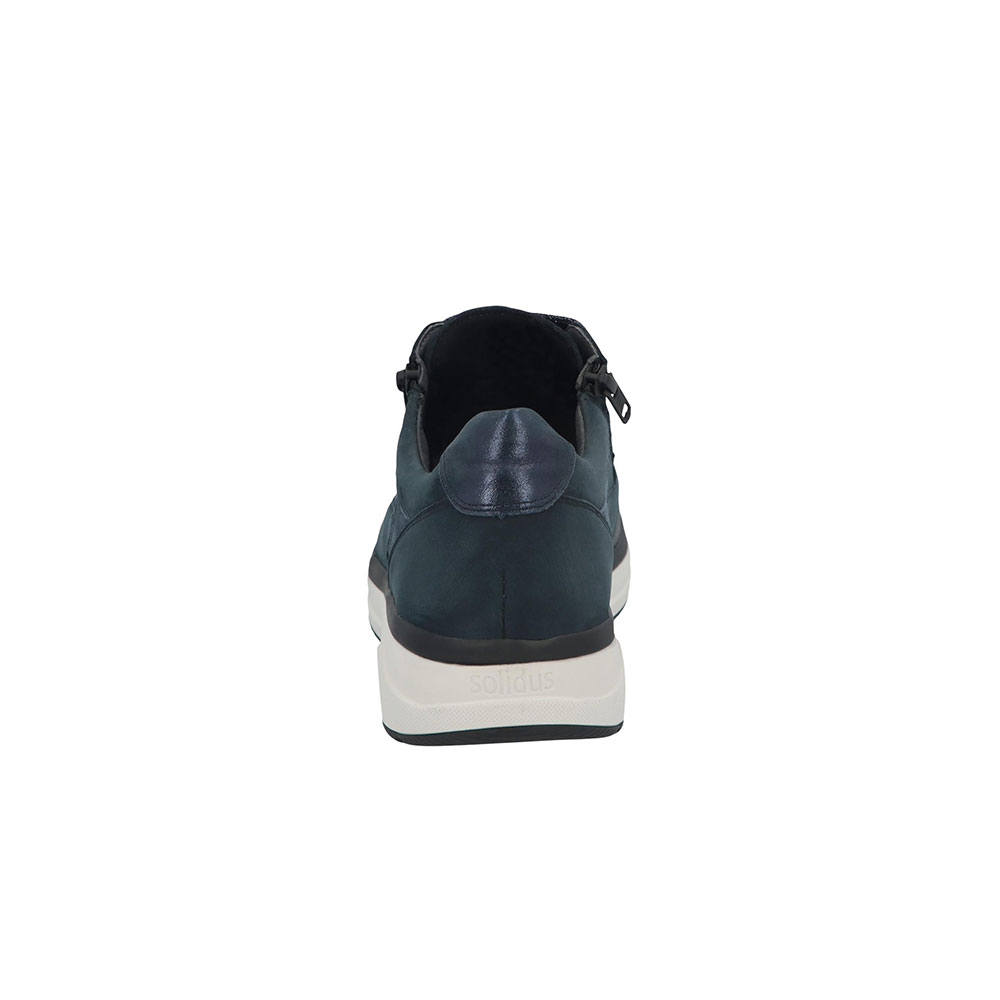 Solidus Damen-Halbschuh Karima in Blau - Ferse