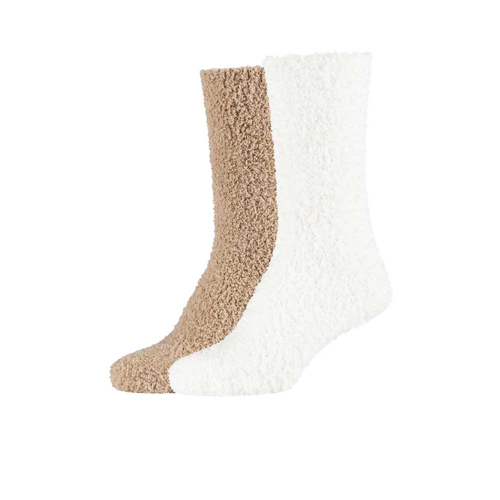 Camano Kuschelsocken uni in Taupe