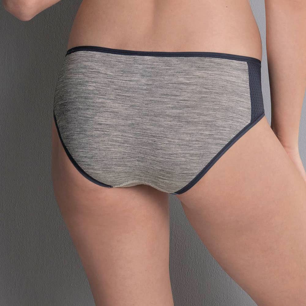 Anita active Sport Panty PanAlp  Grau aus Merinowolle Model Hinten