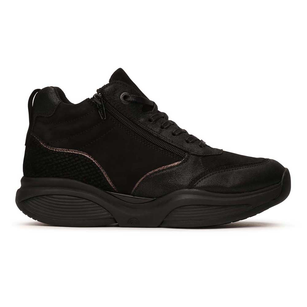 Xsensible Stretchwalker hohe Sneaker SWX 16 in Schwarz