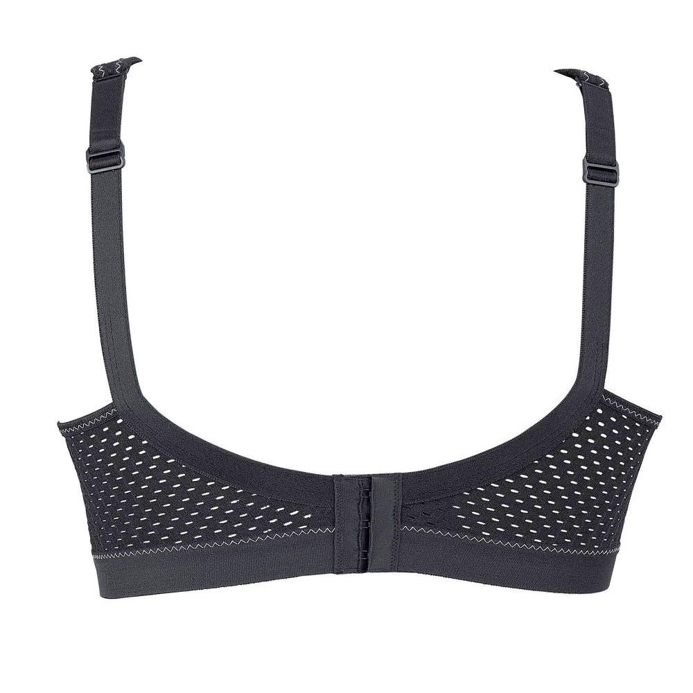 Anita active Sport-BH momentum in Schwarz - Schwarz Rückseite
