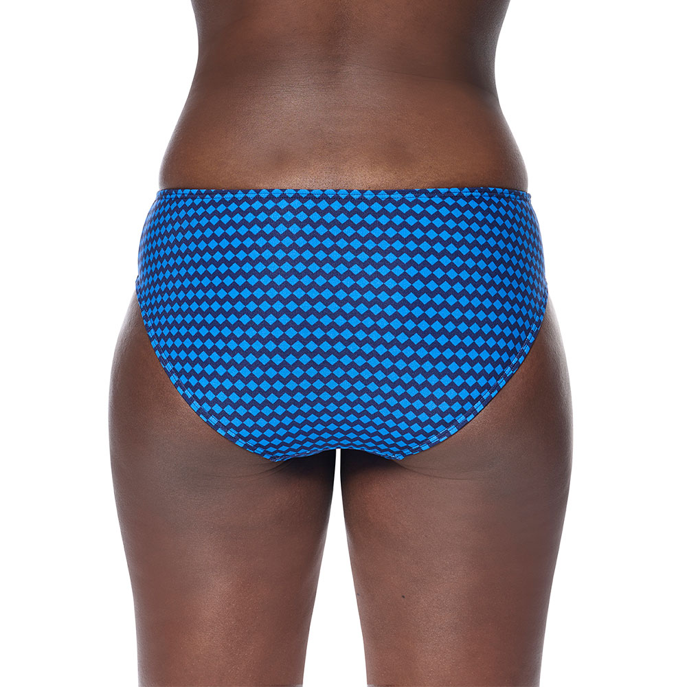 Amoena Bikinihose Padua in Blau/Dunkelblau - Model Rückseite
