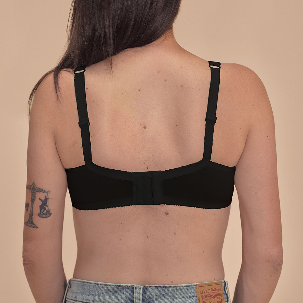 Amoena Prothesen-BH Katja SB in Schwarz - Model Rückseite